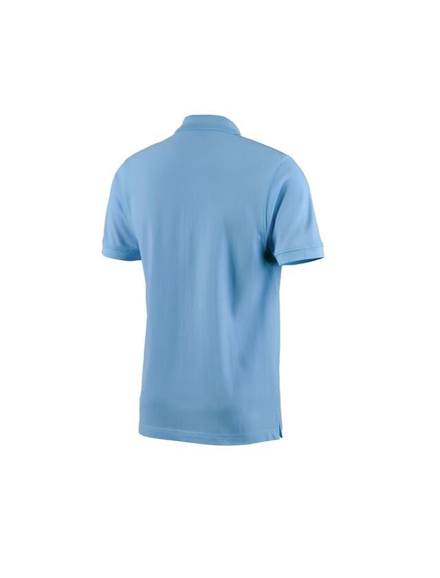 Installateur / Klempner: e.s. Polo-Shirt cotton + azurblau 1