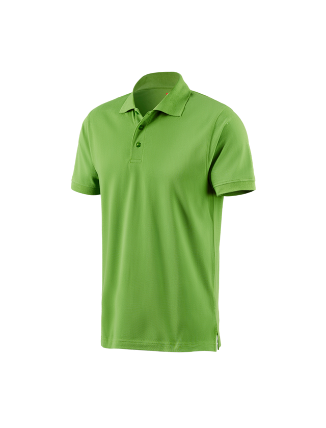 Bovenkleding: e.s. Polo-Shirt cotton + zeegroen