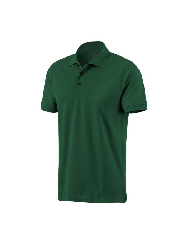 Loodgieter / Installateurs: e.s. Polo-Shirt cotton + groen