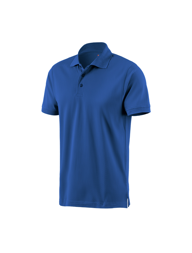 Onderwerpen: e.s. Polo-Shirt cotton + gentiaanblauw