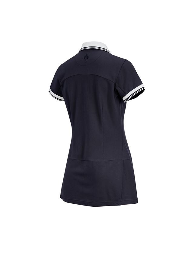 Shirts & Co.: Piquékleid e.s.avida + dunkelblau 1