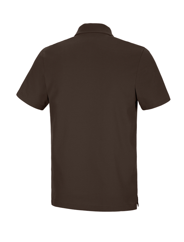Themen: e.s. Funktions Polo-Shirt poly cotton + kastanie 1