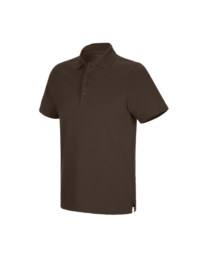 Themen: e.s. Funktions Polo-Shirt poly cotton + kastanie