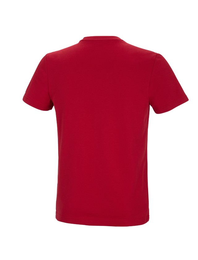 Bovenkleding: e.s. Functioneel T-shirt poly cotton + vuurrood 1