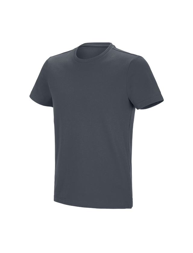 Hauts: e.s. T-shirt fonctionnel poly cotton + anthracite