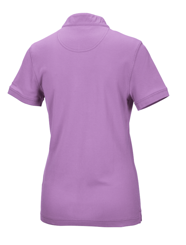 Onderwerpen: e.s. Poloshirt cotton Mandarin, dames + lavendel 1