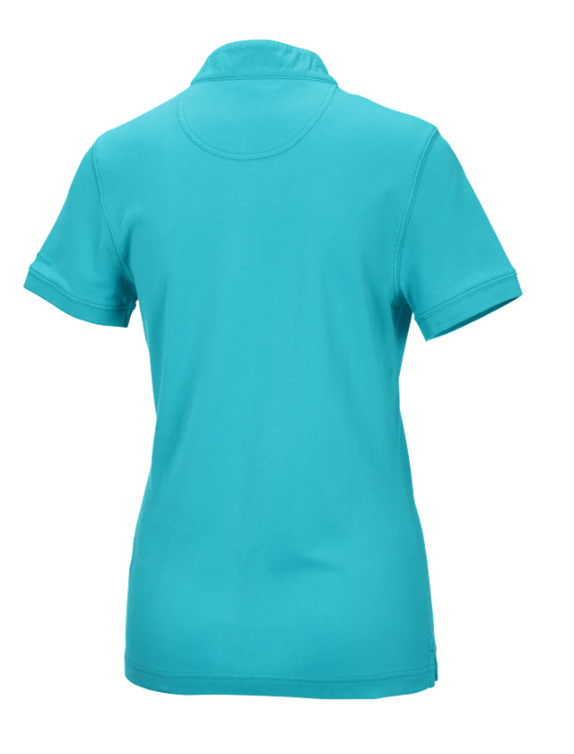 Themen: e.s. Polo-Shirt cotton Mandarin, Damen + capri 1