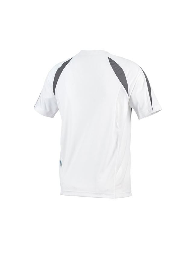 Shirts & Co.: e.s. Funktions-T-Shirt poly Silverfresh + weiß/zement 3