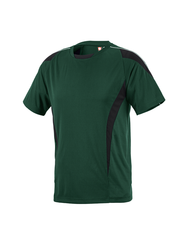 Bovenkleding: e.s. Funktioneel T-Shirt poly Silverfresh + groen/zwart 2