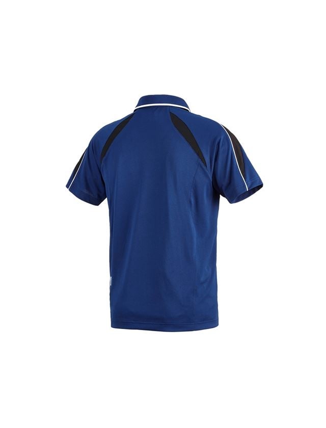 Onderwerpen: e.s. Funktioneel Polo-Shirt poly Silverfresh + korenblauw/zwart 3