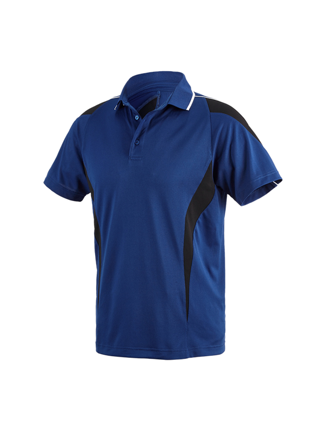 Onderwerpen: e.s. Funktioneel Polo-Shirt poly Silverfresh + korenblauw/zwart 2