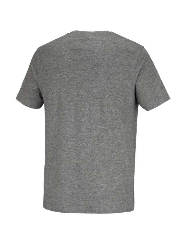 Shirts & Co.: STONEKIT T-Shirt Basic + graumeliert 1