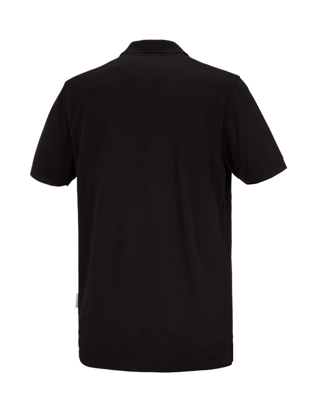 Shirts & Co.: STONEKIT Polo-Shirt Basic + schwarz 1