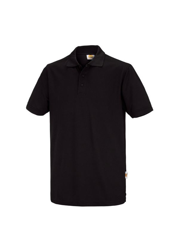 Shirts & Co.: STONEKIT Polo-Shirt Basic + schwarz