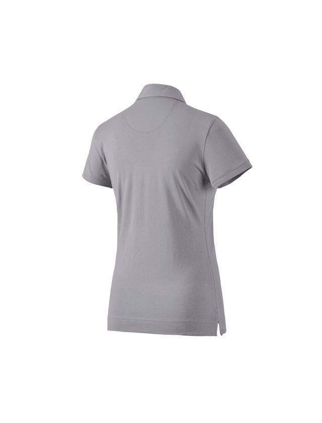 Bovenkleding: e.s. Polo-Shirt cotton stretch, dames + platina 1