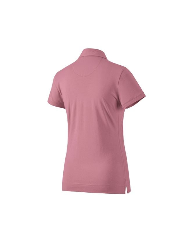 Shirts & Co.: e.s. Polo-Shirt cotton stretch, Damen + altrosa 1