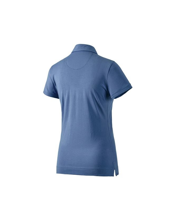 Bovenkleding: e.s. Polo-Shirt cotton stretch, dames + kobalt 3