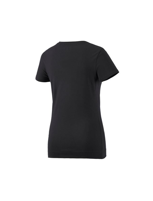 Bovenkleding: e.s. T-Shirt cotton stretch, dames + zwart 3
