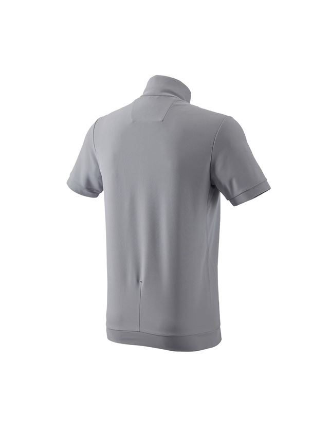 Bovenkleding: e.s. Functioneel ZIP-T-Shirt UV + platina/antraciet 1