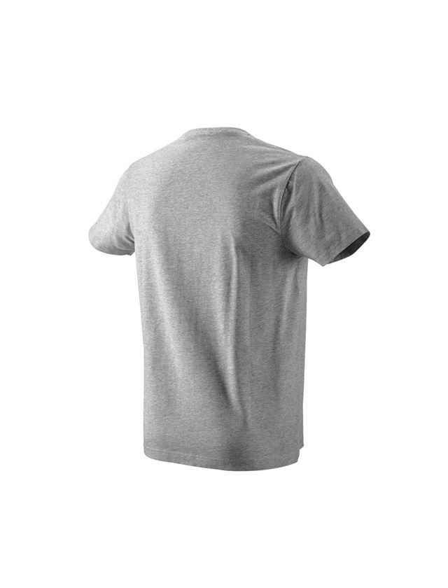 Bovenkleding: e.s. T-Shirt 1908 + grijs mêlee/wit 1