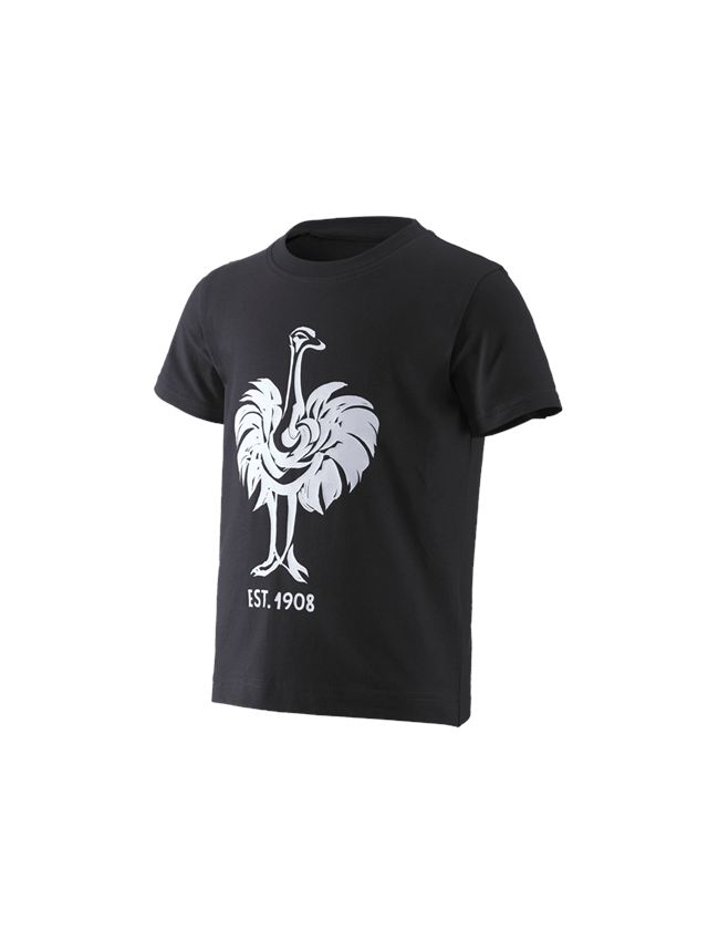 Hauts: e.s. T-Shirt 1908, enfants + noir/blanc