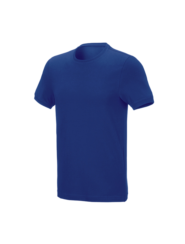 Bovenkleding: e.s. T-Shirt cotton stretch, slim fit + korenblauw 1