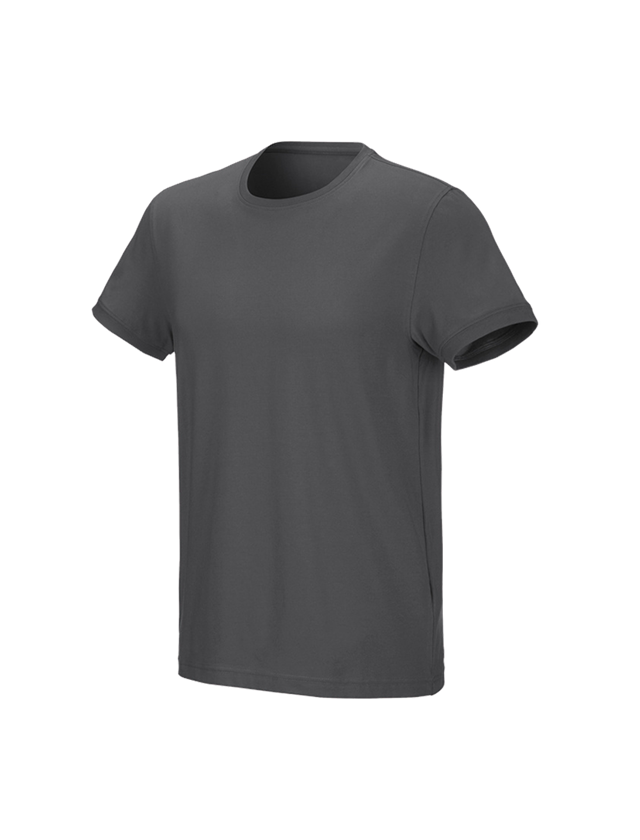 Hauts: e.s. T-Shirt cotton stretch + anthracite 3