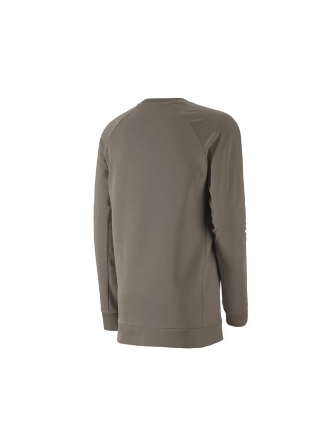 Shirts & Co.: e.s. Sweatshirt cotton stretch, long fit + stein 2