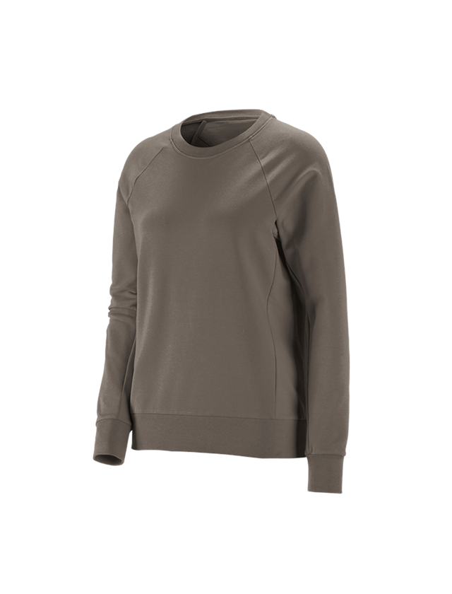 Shirts & Co.: e.s. Sweatshirt cotton stretch, Damen + stein