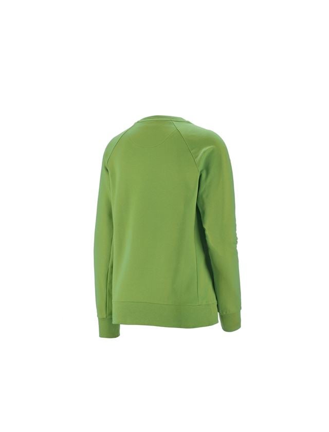 Onderwerpen: e.s. Sweatshirt cotton stretch, dames + zeegroen 1