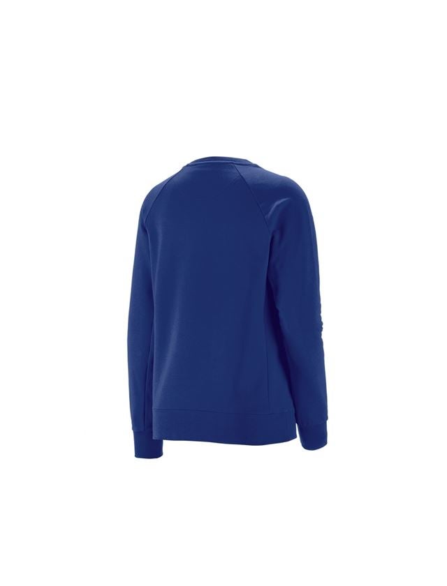Onderwerpen: e.s. Sweatshirt cotton stretch, dames + korenblauw 1