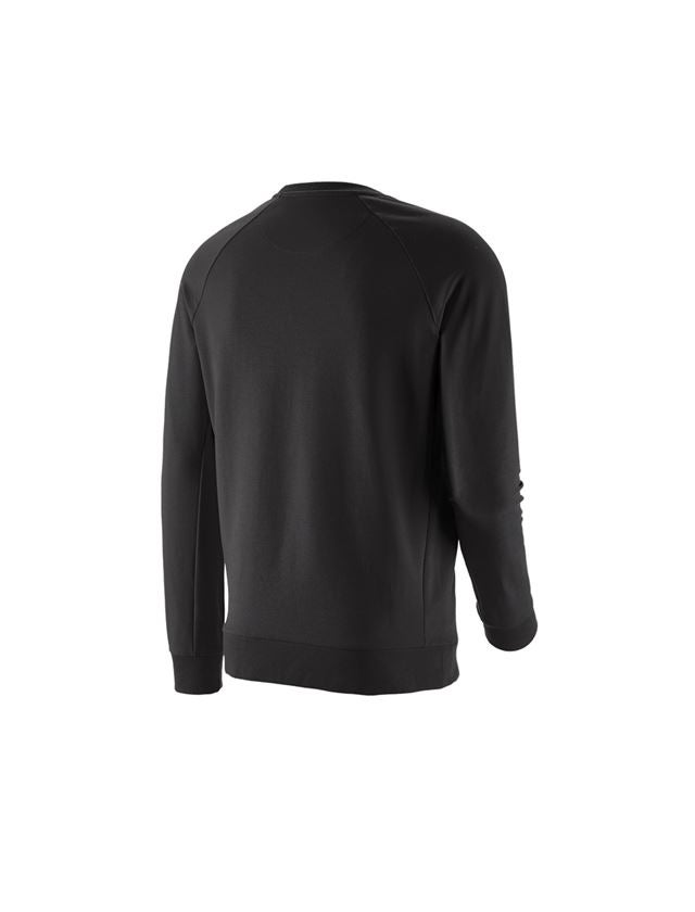 Shirts & Co.: e.s. Sweatshirt cotton stretch + schwarz 2