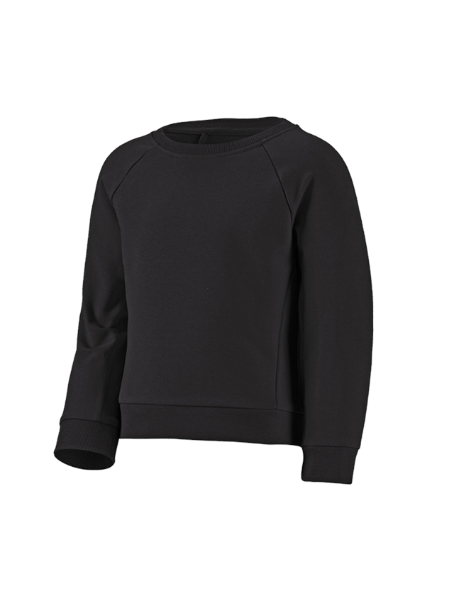 Bovenkleding: e.s. Sweatshirt cotton stretch, kinderen + zwart 2