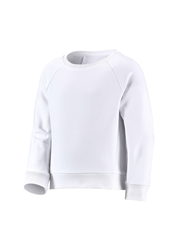 Bovenkleding: e.s. Sweatshirt cotton stretch, kinderen + wit