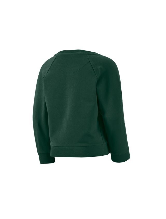 Bovenkleding: e.s. Sweatshirt cotton stretch, kinderen + groen 2