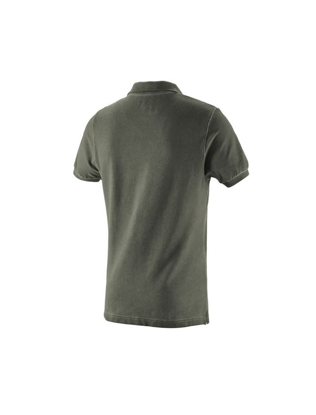 Shirts & Co.: e.s. Polo-Shirt vintage cotton stretch + tarngrün vintage 3