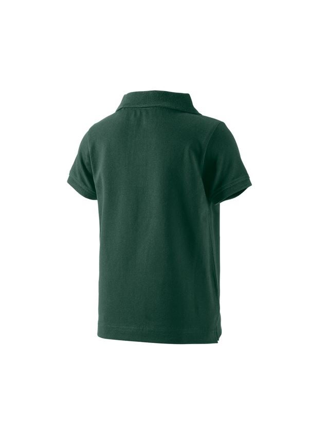 Bovenkleding: e.s. Polo-Shirt cotton stretch, kinderen + groen 1