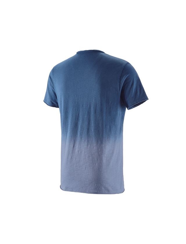 Bovenkleding: e.s. T-Shirt denim workwear + antiek blauw vintage 1