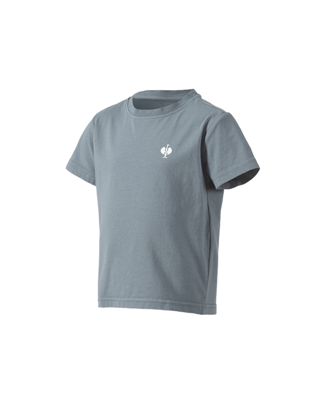 Hauts: T-Shirt e.s.motion ten pure, enfants + bleu fumée vintage
