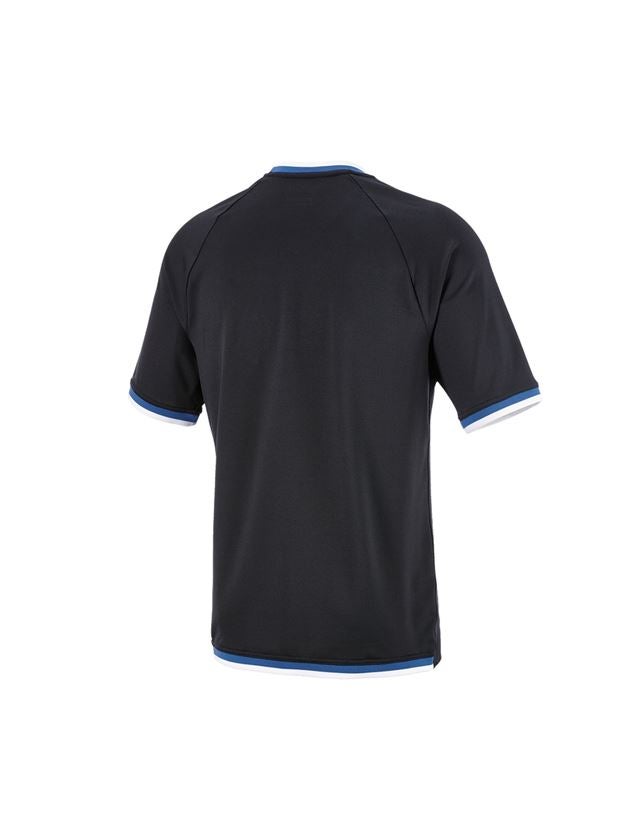 Hauts: T-shirt fonctionnel e.s.ambition + graphite/bleu gentiane 1