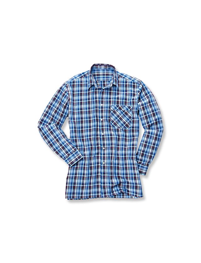 Bovenkleding: Overhemd, lange mouw Bremen + blauw