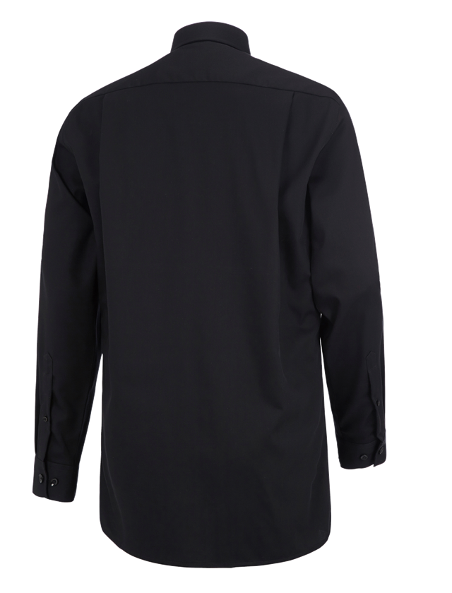 Shirts & Co.: Business Hemd e.s.comfort, langarm + schwarz 1