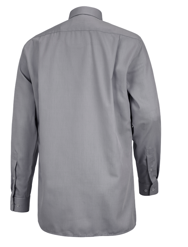 Onderwerpen: Business overhemd e.s.comfort, lange mouw + grijs melange 1