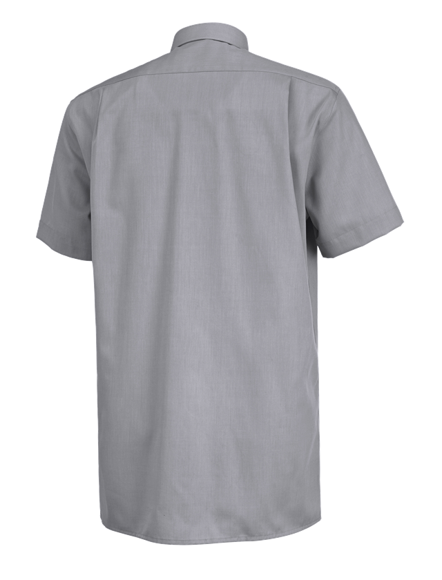 Shirts & Co.: Business Hemd e.s.comfort, kurzarm + grau melange 1