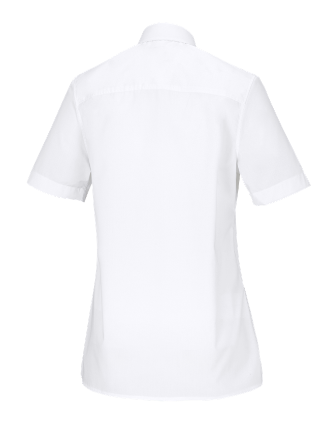 Shirts & Co.: e.s. Servicebluse kurzarm + weiß 1