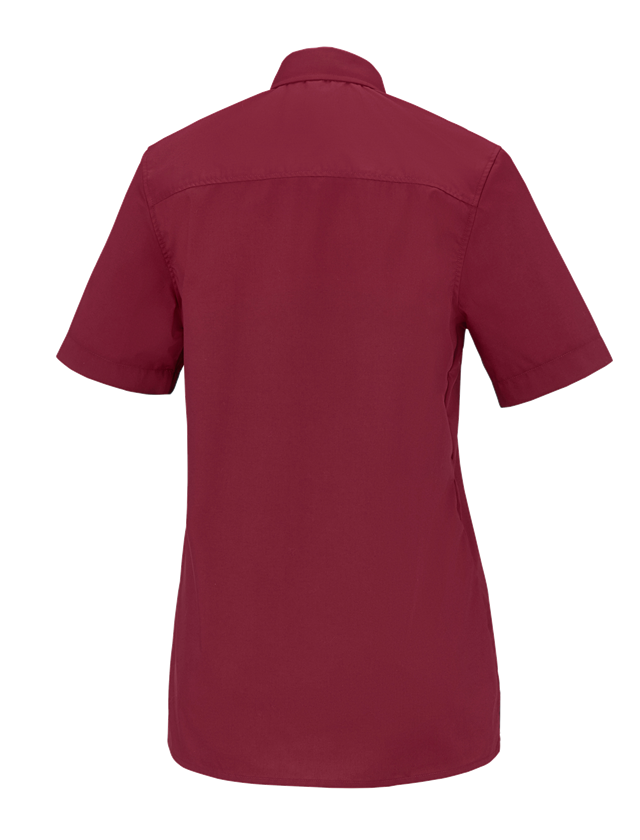 Bovenkleding: e.s. Service-blouse korte mouw + robijn 1