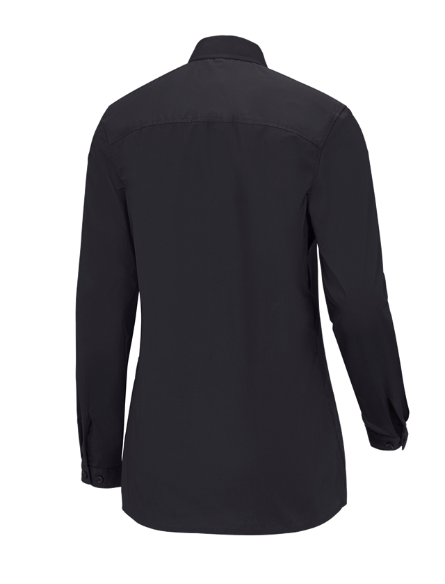 Onderwerpen: e.s. Service-blouse lange mouw + zwart 1