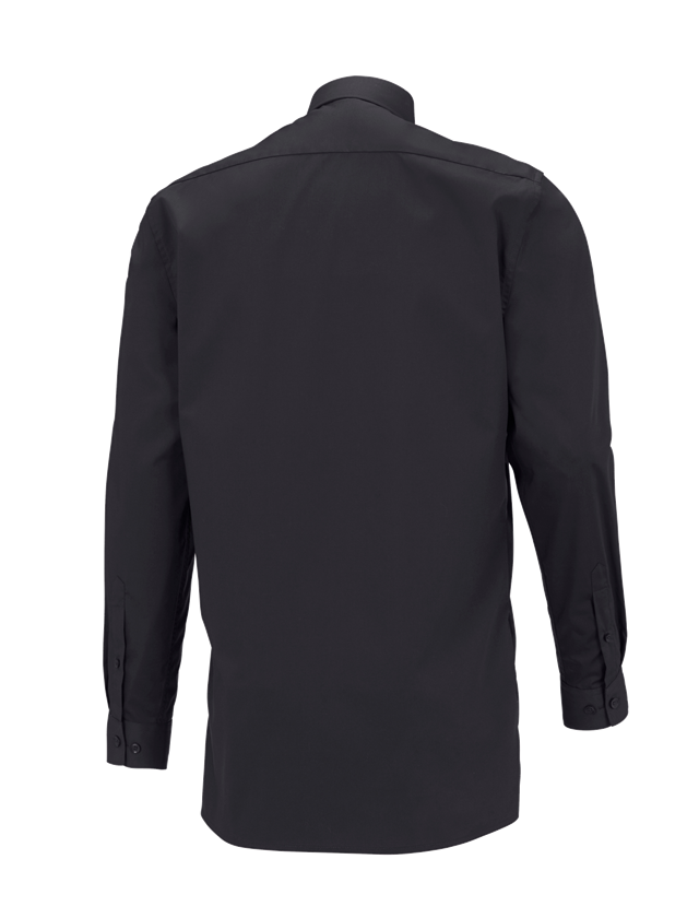 Bovenkleding: e.s. Service-overhemd lange mouw + zwart 1