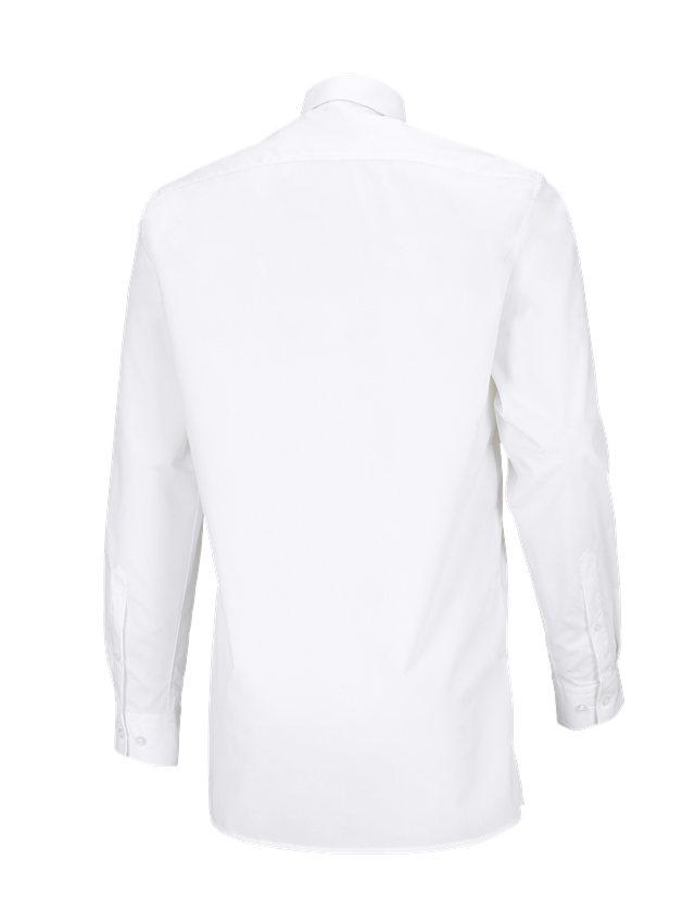 Bovenkleding: e.s. Service-overhemd lange mouw + wit 1