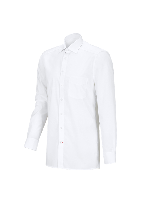 Onderwerpen: e.s. Service-overhemd lange mouw + wit